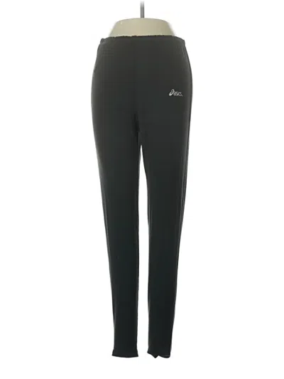 Pre-owned Asics Active Pants In Black