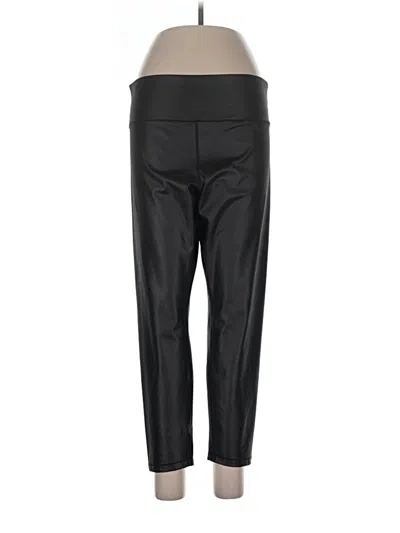 Pre-owned Asics Active Pants In Black