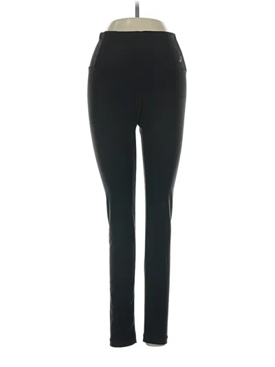 Pre-owned Asics Active Pants In Black