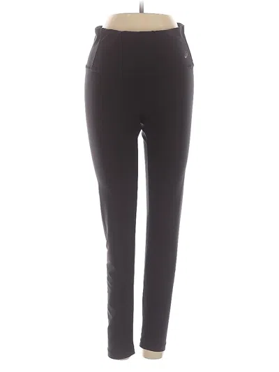 Pre-owned Asics Active Pants In Black