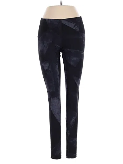 Pre-owned Asics Active Pants In Black