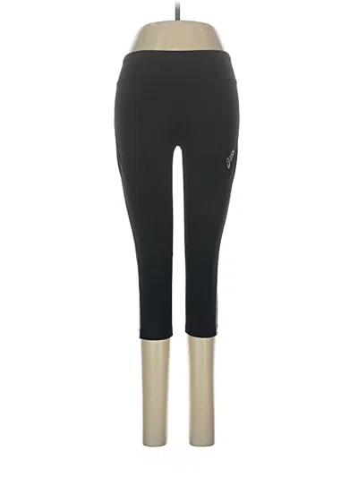 Pre-owned Asics Active Pants In Black