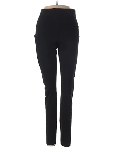 Pre-owned Asics Active Pants In Black