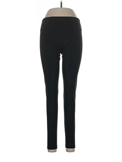 Pre-owned Asics Active Pants In Black