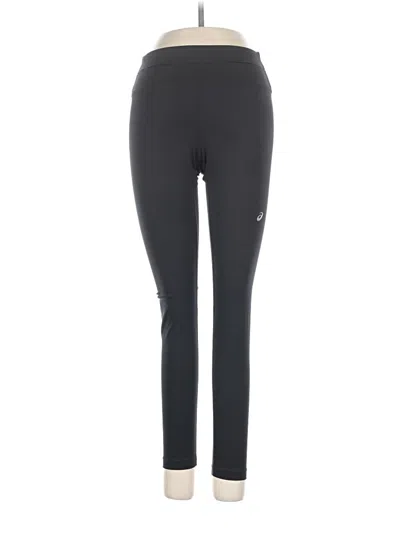 Pre-owned Asics Active Pants In Black