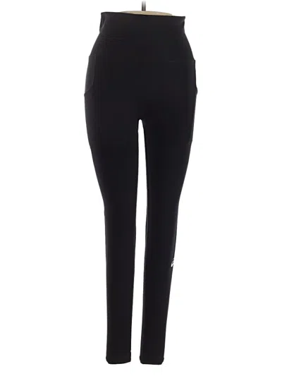 Pre-owned Asics Active Pants In Black