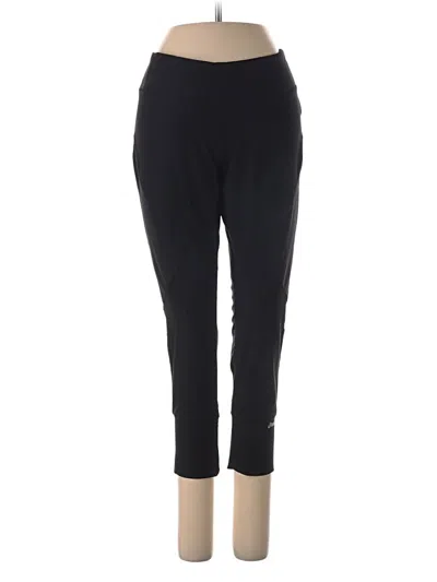 Pre-owned Asics Active Pants In Black