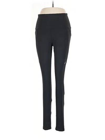Pre-owned Asics Active Pants In Black