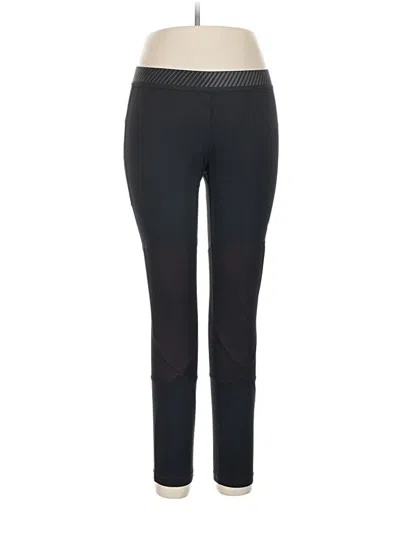 Pre-owned Asics Active Pants In Black