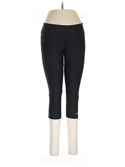 Pre-owned Asics Active Pants In Black