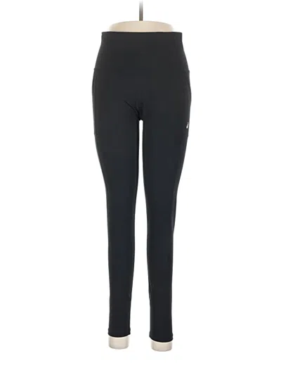Pre-owned Asics Active Pants In Black