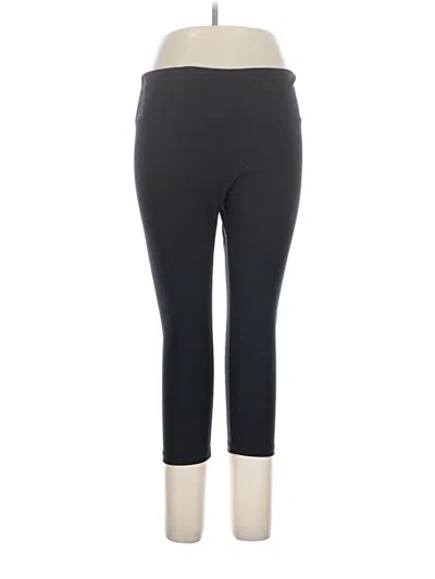 Pre-owned Asics Active Pants In Black