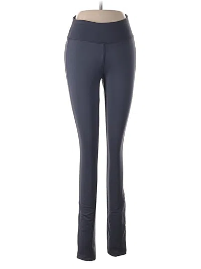 Pre-owned Asics Active Pants In Blue