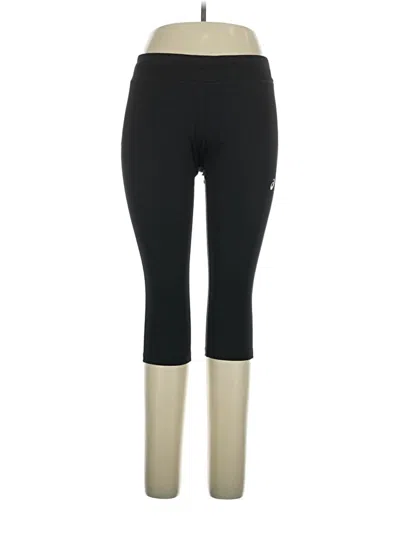 Pre-owned Asics Active Pants In Gold