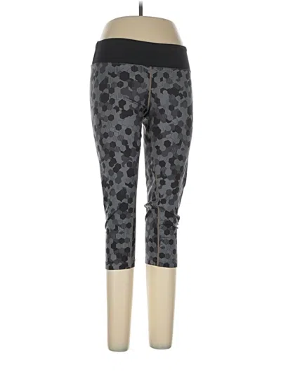 Pre-owned Asics Active Pants In Gray