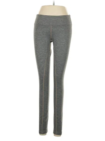Pre-owned Asics Active Pants In Gray