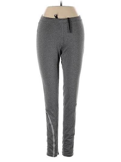 Pre-owned Asics Active Pants In Gray