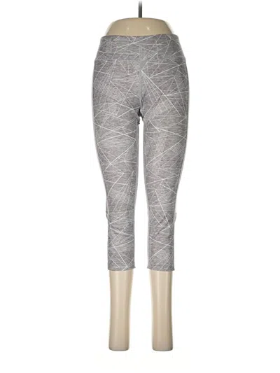 Pre-owned Asics Active Pants In Gray
