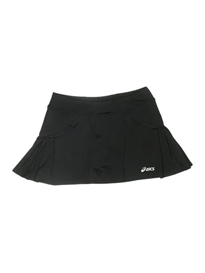 Pre-owned Asics Active Skort In Black