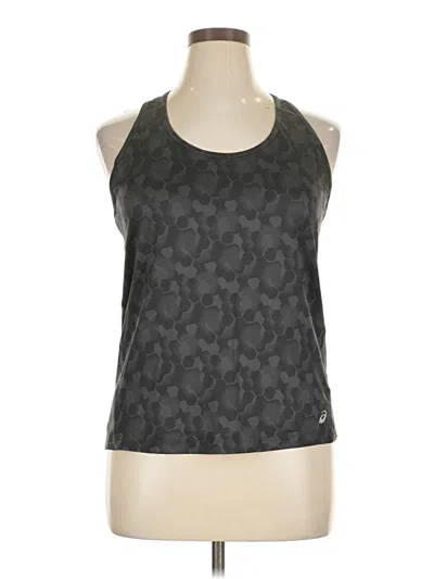 Pre-owned Asics Active Tank Top In Black