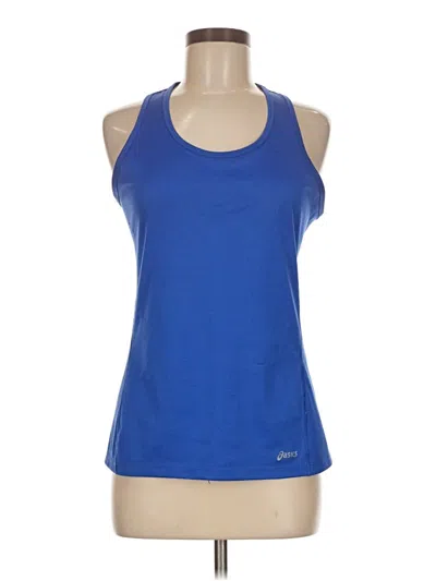 Pre-owned Asics Active Tank Top In Blue