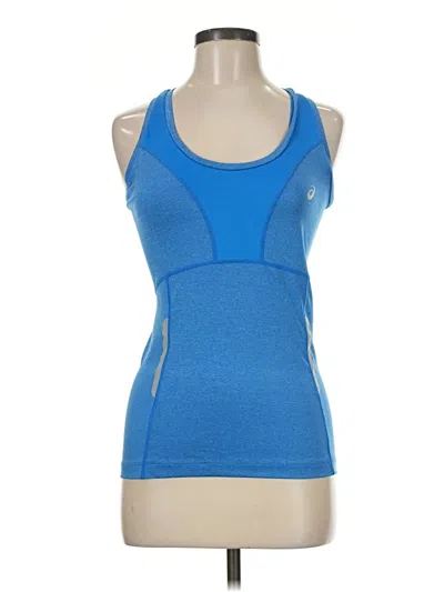 Pre-owned Asics Active Tank Top In Blue