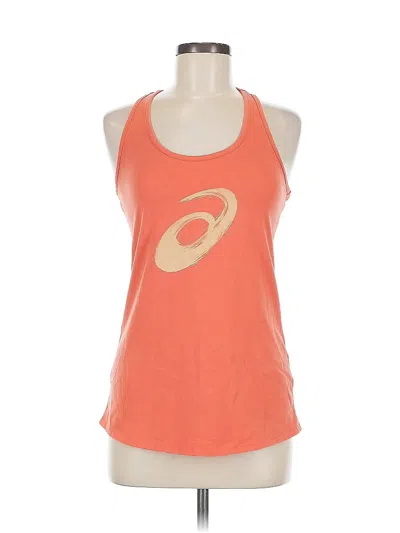 Pre-owned Asics Active Tank Top In Orange