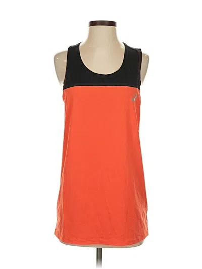 Pre-owned Asics Active Tank Top In Orange