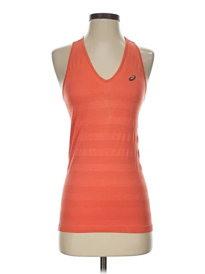 Pre-owned Asics Active Tank Top In Orange