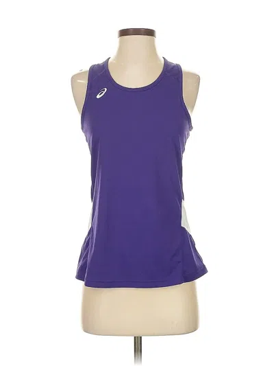 Pre-owned Asics Active Tank Top In Purple