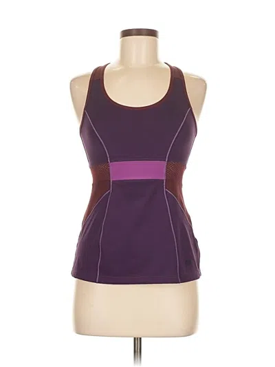 Pre-owned Asics Active Tank Top In Purple