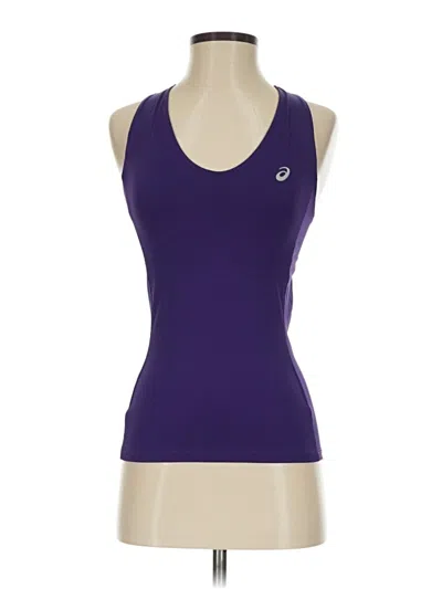 Pre-owned Asics Active Tank Top In Purple
