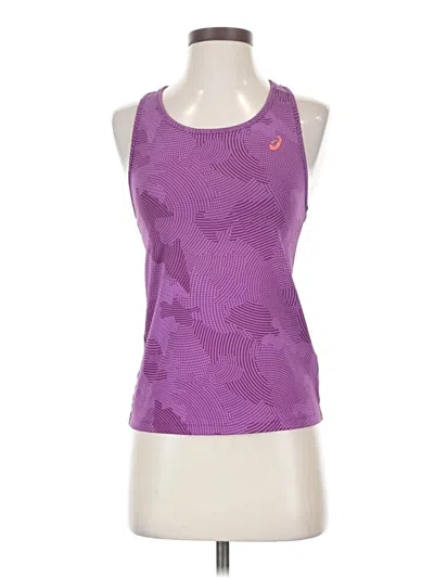 Pre-owned Asics Active Tank Top In Purple
