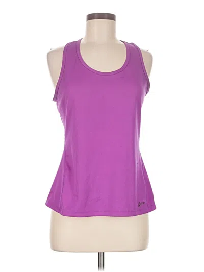 Pre-owned Asics Active Tank Top In Purple