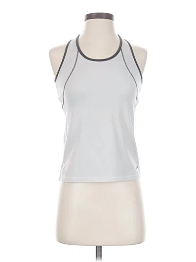 Pre-owned Asics Active Tank Top In Silver