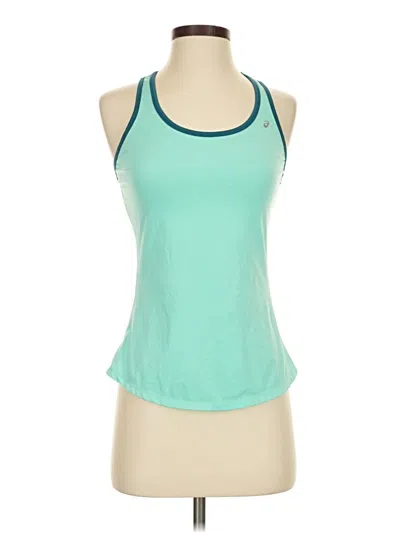 Pre-owned Asics Active Tank Top In Teal