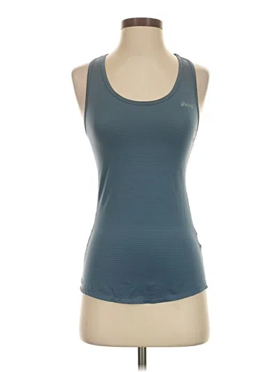 Pre-owned Asics Active Tank Top In Teal