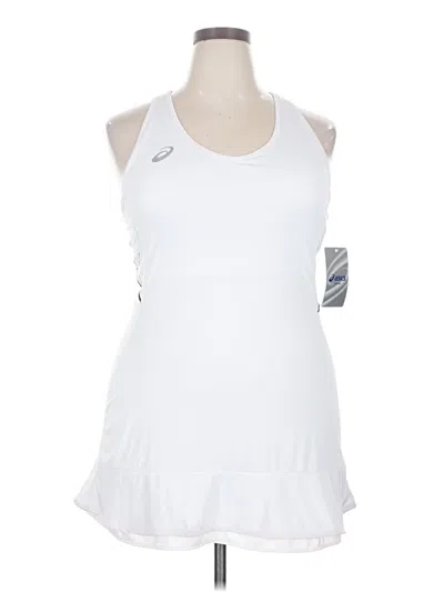 Pre-owned Asics Active Tank Top In White