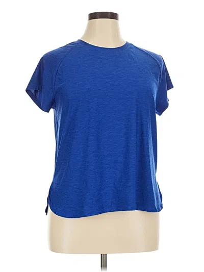 Pre-owned Asics Active T-shirt In Blue