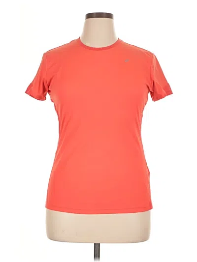 Pre-owned Asics Active T-shirt In Orange