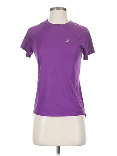 Pre-owned Asics Active T-shirt In Purple