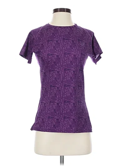 Pre-owned Asics Active T-shirt In Purple