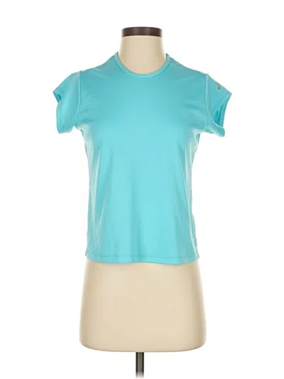 Pre-owned Asics Active T-shirt In Teal