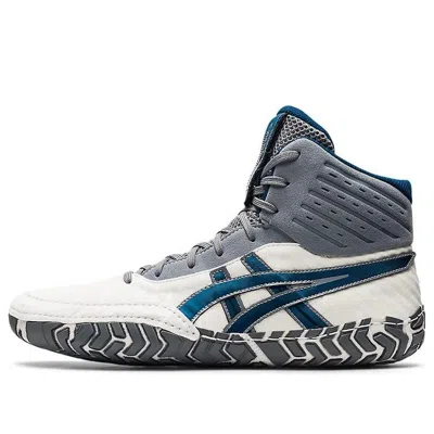 Asics Aggressor 4 'white Mako Blue' In Multi