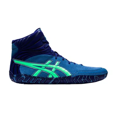 Pre-owned Asics Aggressor 5 'azure New Leaf' | Blue | Men's Size 7.5