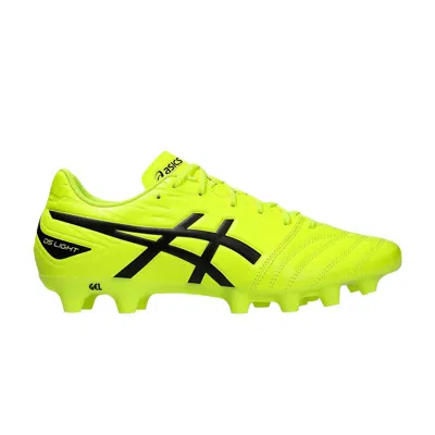 Pre-owned Asics Ds Light Club Wide 'safety Yellow Black' | Men's Size 6.5