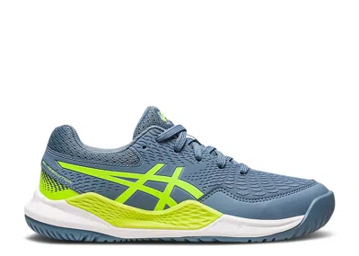 Asics Gel Resolution 9 Gs 'steel Blue Hazard Green'