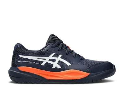 Asics Gel Resolution X Gs 'midnight White' In Blue