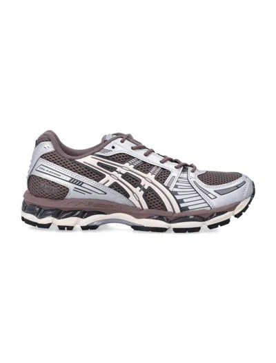 Asics Kith X Gel-kayano 12.1 Unisex Lace-up Sneakers With Gel-nimbus 17 Midsole In Purple