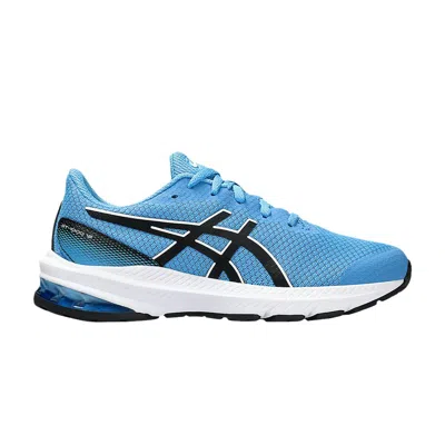 Pre-owned Asics Gt 1000 12 Gs 'waterscape Black' | Blue | Kid's Size 2.5